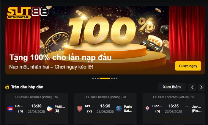 Sut88 là một trong những nhà cái có chính sách đãi ngộ tốt nhất trên thị trường