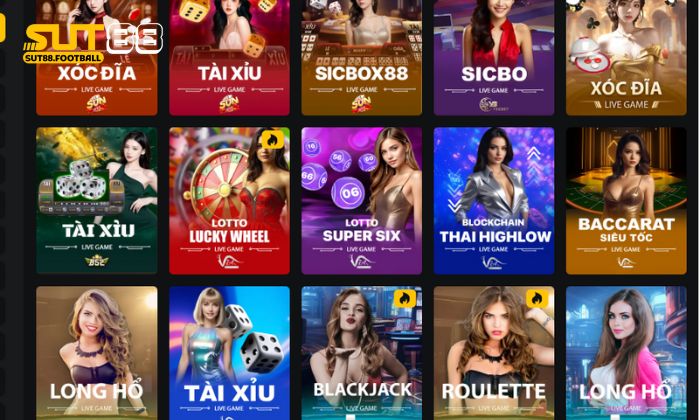 Đăng nhập Sut88 giúp người chơi trải nghiệm tất cả các trò chơi