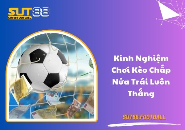 Kinh nghiệm chơi kèo chấp nửa trái luôn thắng